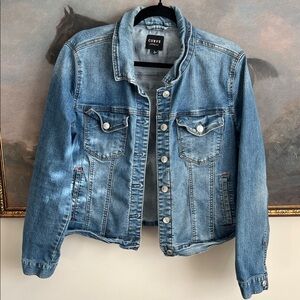 Curve Blue Jean Jacket for Women